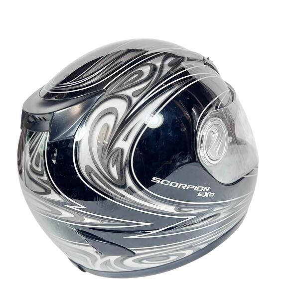 Scorpion EXO Motorcycle Helmet Black Size XL Visor Racing Motorcross - Picture 5 of 16